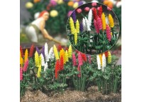 Set flori multicolore de gradina - H0 Busch 1218